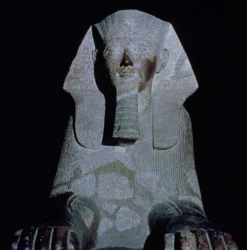 A Sphinx of Queen Hatshepsut from the Mortuary Temple of Hatshepsut, New Kingdom