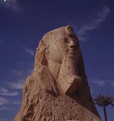 Alabaster Sphinx, probably from the reign of Amenhotep II