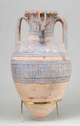 Blue-Painted Ibex Amphora from Malqata, c.1390–1353 BC