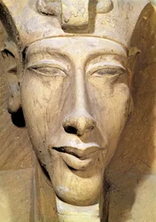 Bust of Amenophis IV (Akhenaten) from the Temple of Amun, Karnak (detail)