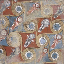 Ceiling painting from the palace of Amenhotep III, c.1390–1353 BC