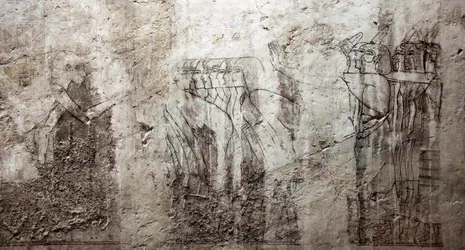 Unfinished Drawings Decorating the Tomb of Vizier Ramose