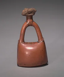 Flask in the Form of a Leather Bag, New Kingdom, c.1415-1381 BC