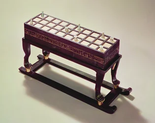 Gaming board, from the Tomb of Tutankhamun, New Kingdom