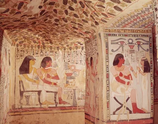 Interior of the Tomb of Sennefer, New Kingdom
