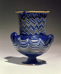 Krateriskos, from Saqqara, New Kingdom