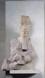 Osirid Pillar of Amenophis IV (Akhenaten) from Karnak, Amarna Period, New Kingdom