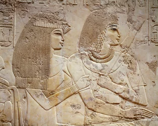 Ramos and his wife, Tomb of Ramos, Sheikh 