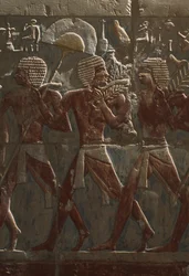Relief Depicting a Parade in Honour of the Goddess Hathor (detail)