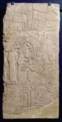Scene of lamentation during a burial, from Sakkara, New Kingdom, c.1330 BC
