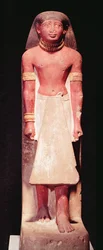 Statue of a man in a loincloth, New Kingdom