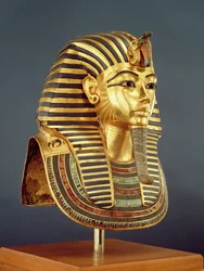 The funerary mask of Tutankhamun