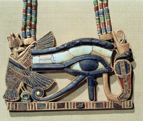 Wedjet eye pectoral, from the tomb of Tutankhamun