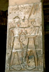 Low Relief on Column of the Temple of Sethi I