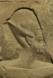 Detail (head of a pharaoh)