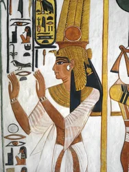 Tomb of Nefertari, Annex to Antechamber, Mural Paintings, Queen