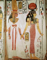 Isis and Nefertari, from the Tomb of Nefertari, New Kingdom
