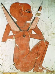 Naos Deity, from the Tomb of Nefertari, New Kingdom