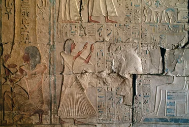 Relief from the Tomb of Netcherouymes, high official of Ramesses II, Saqqara, Egyptian Civilization, New Kingdom, Dynasty XIX