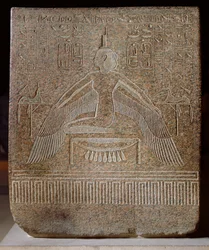 Isis Pterophor, from the sarcophagus of Ramesses III from his tomb in the Valley of the Kings