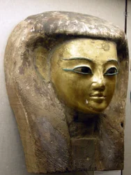 Head from a sarcophagus, Sait Period