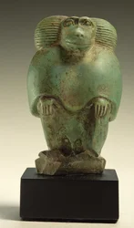 Seated baboon, Late Period