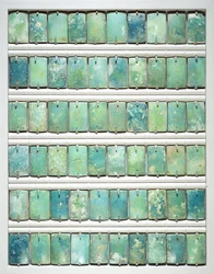 Tiles, from the step pyramid of Djoser, Saqqara, Old Kingdom, 2667-2648 BC