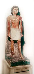 Statue of a Standing Man with a White Shenti