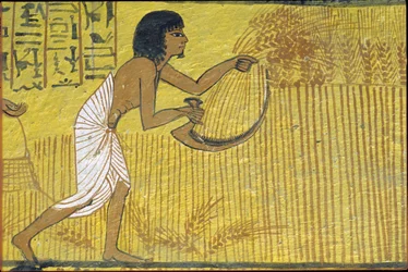 Ancient Egypt, Wall Painting, Tomb of Sennedjem, Tomb of the Nobles, Thebes, Deir el Medina