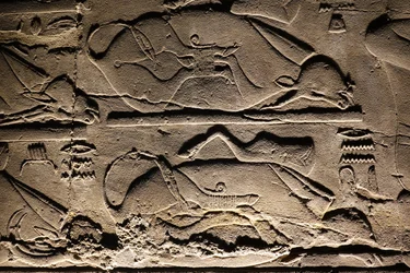 Luxor Temple: Sacrificed cows