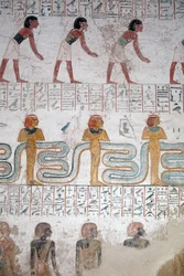 Nubian Black slaves, Tomb of Ramses IX, Luxor