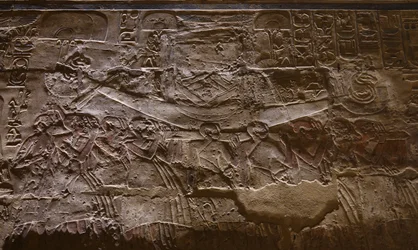 Slaves Carrying a Boat, Luxor Temple