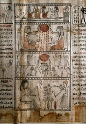 Solar Symbology (Papyrus from the Book of the Dead)