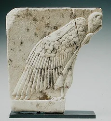Relief depicting a vulture