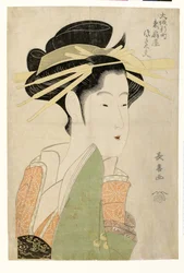 Tsukasa Dayu of Higashi Ogiya in Osakas Shinmachi District