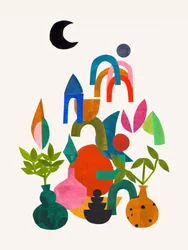 Colorful Abstract Still Life