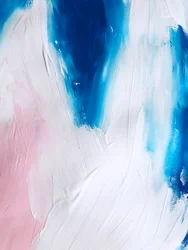 Fluid Blue Pink Abstract