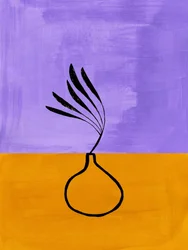 Minimalist Botanical Vase