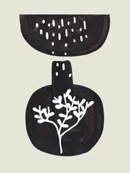 Minimalist Botanical Vase