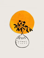 Sunny Botanical Vase