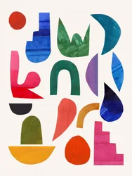 Vibrant Abstract Shapes