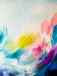 Vibrant Abstract Strokes