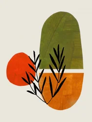 Vibrant Botanical Abstract