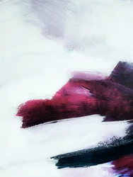 Vibrant Crimson Strokes