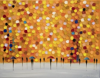 Abstract City Umbrellas