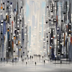 City Flow Abstract