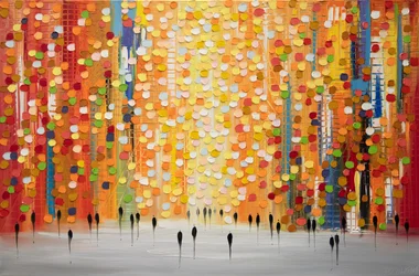 Colorful City Street