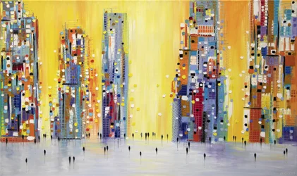 Vibrant Abstract City