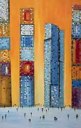 Vibrant City Umbrellas