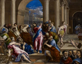 Christ Driving the Money Changers from the Temple, c.1570